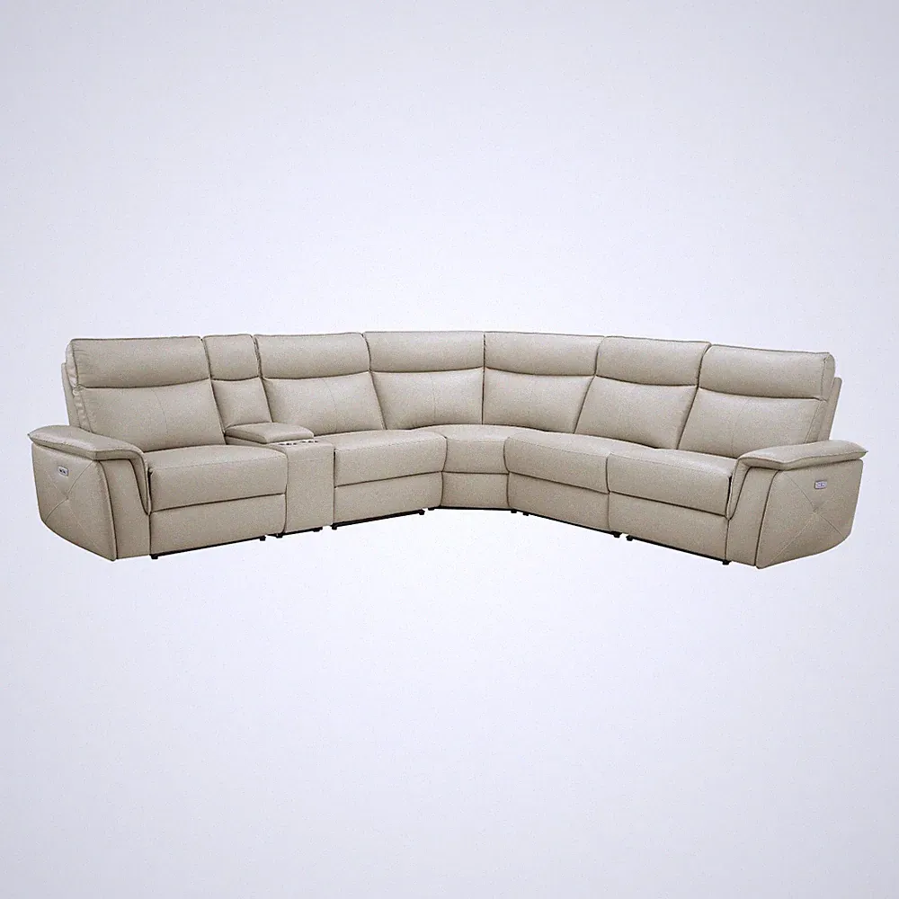 power reclining sectional